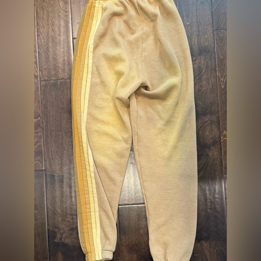 Aviator Nation 5 Stripe Sweatpants/Faded Tan - Picture 4 of 5